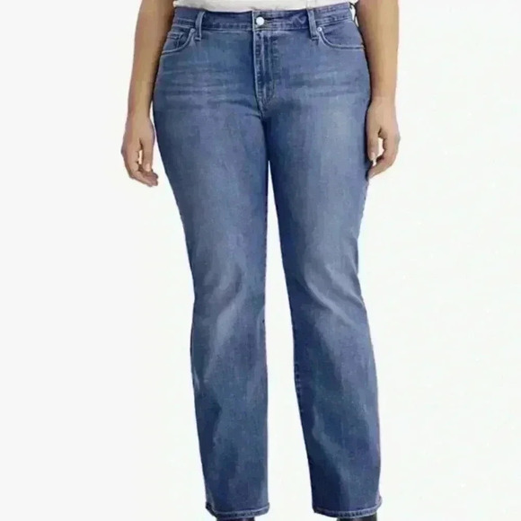 Levi's Denim - WOMEN'S LEVIS JEANS PLUS SIZE 515 BOOT CUT STRETCH BLUE PRE OWNED